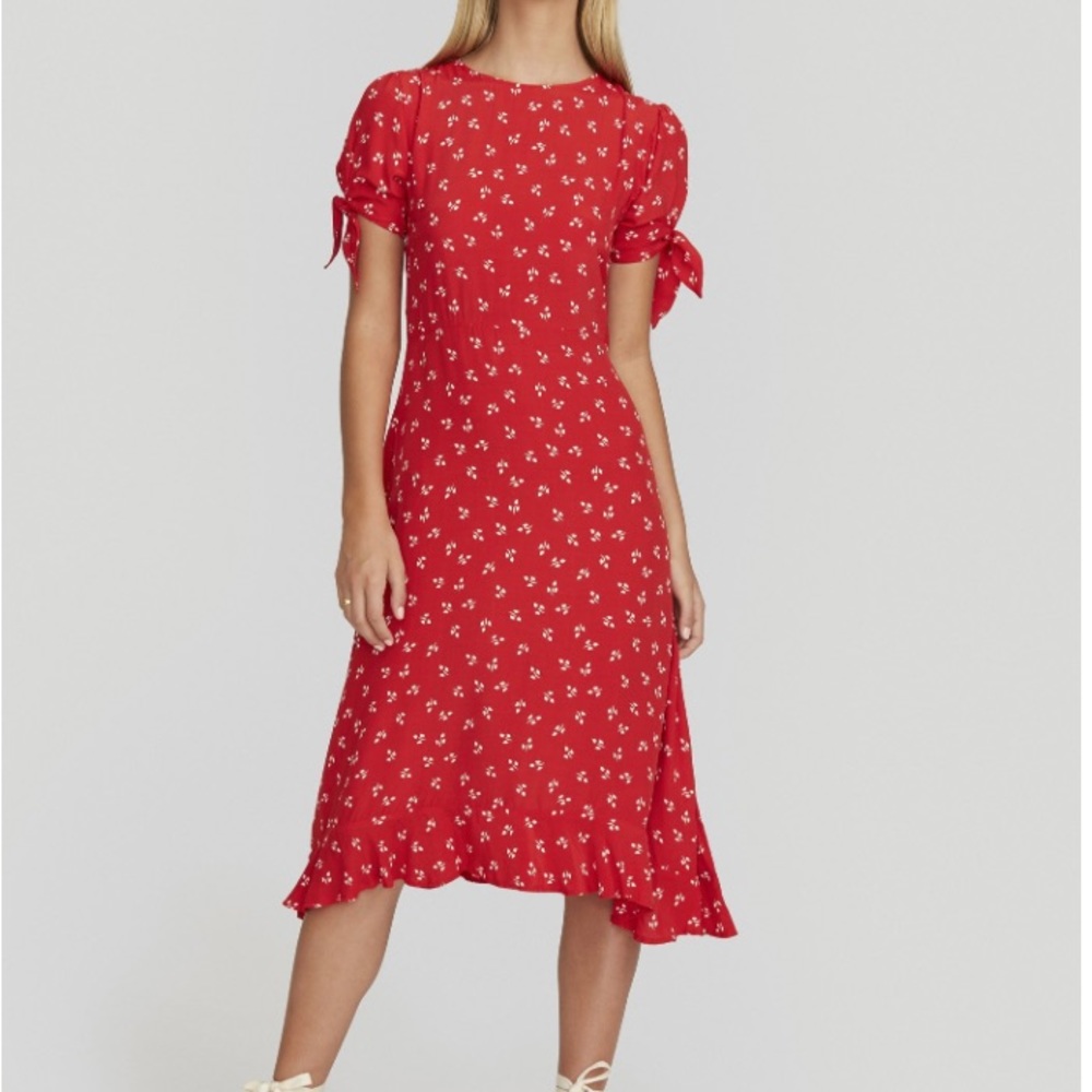 Faithful the Brand Red Printed Dress